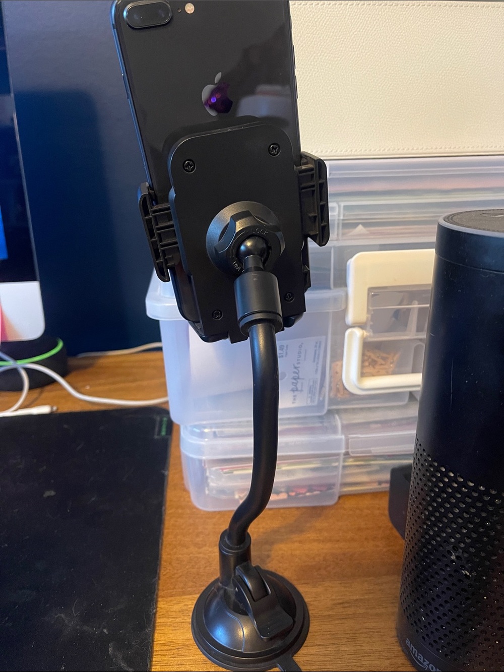 Black Car Phone Mount